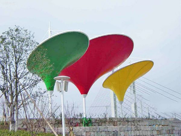 廣場(chǎng)景觀彩膜5